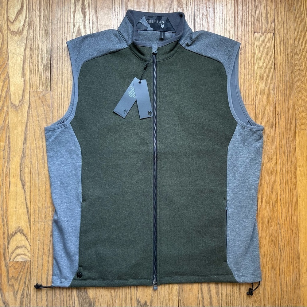 NEW Greyson Sequoia Lux Golf Vest Dark Forest Green Size XL NWT